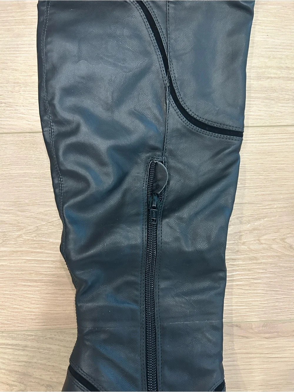 Aldo Black Over‑the‑Knee Platform Stiletto Boots • Size 6.5 👢🖤